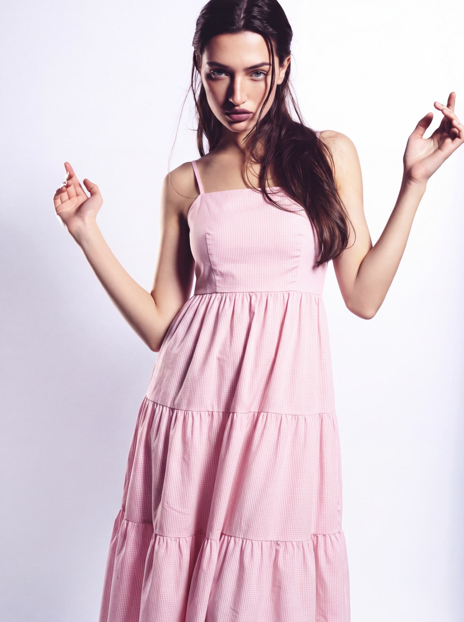 DWELLER Soft Check Sundress